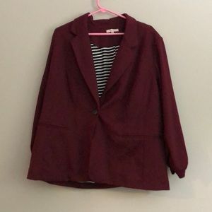 Red blazer